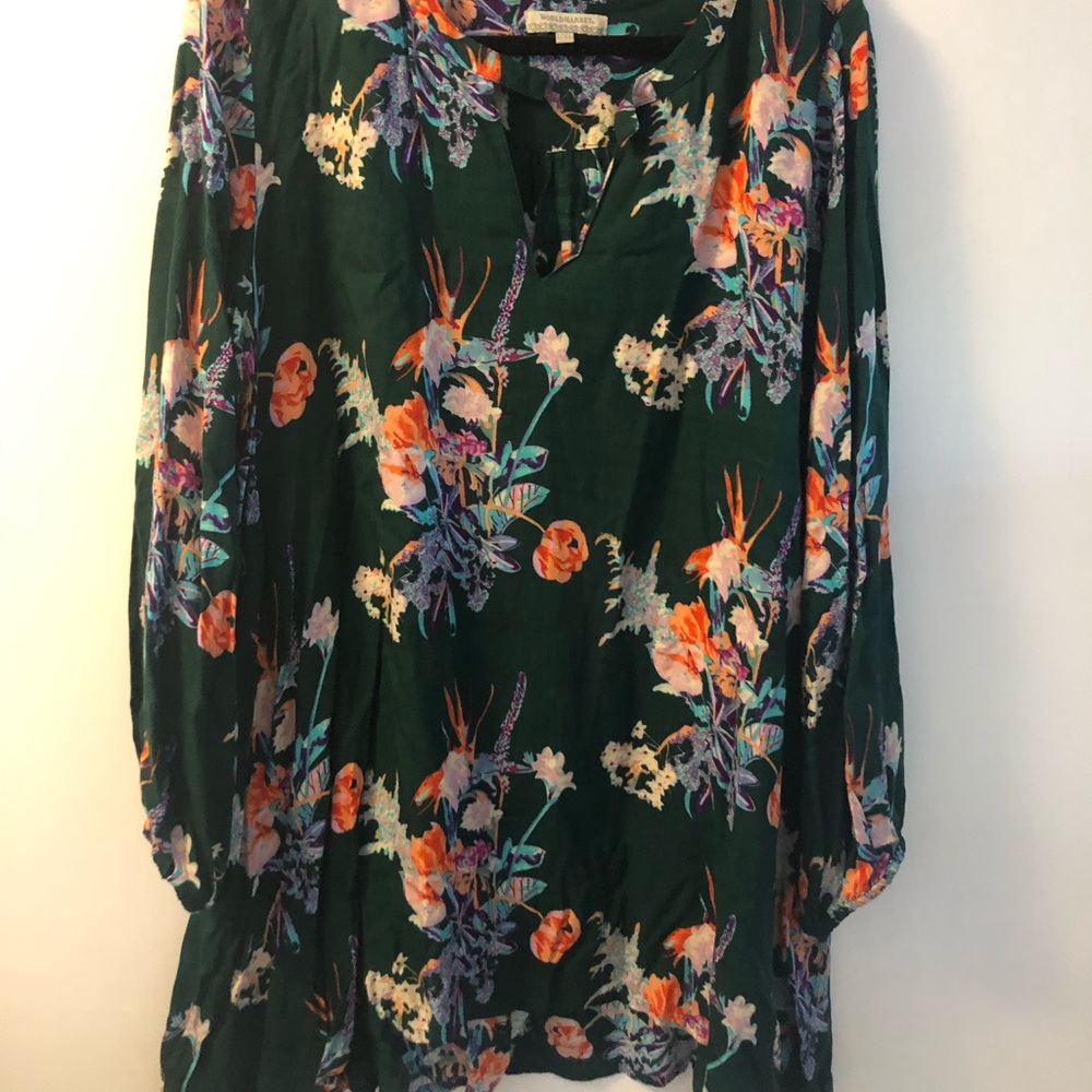 World market tunic - can be worn as dress or shirt